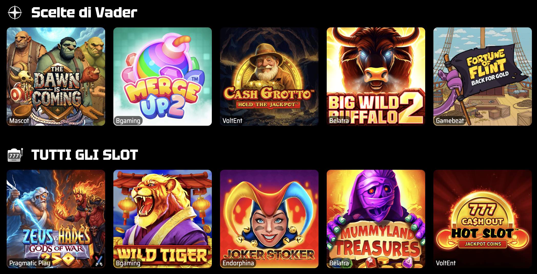 Casinò Online SlotsVader